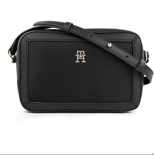 Tommy Hilfiger Essential Crossbody Messenger Bag - Black