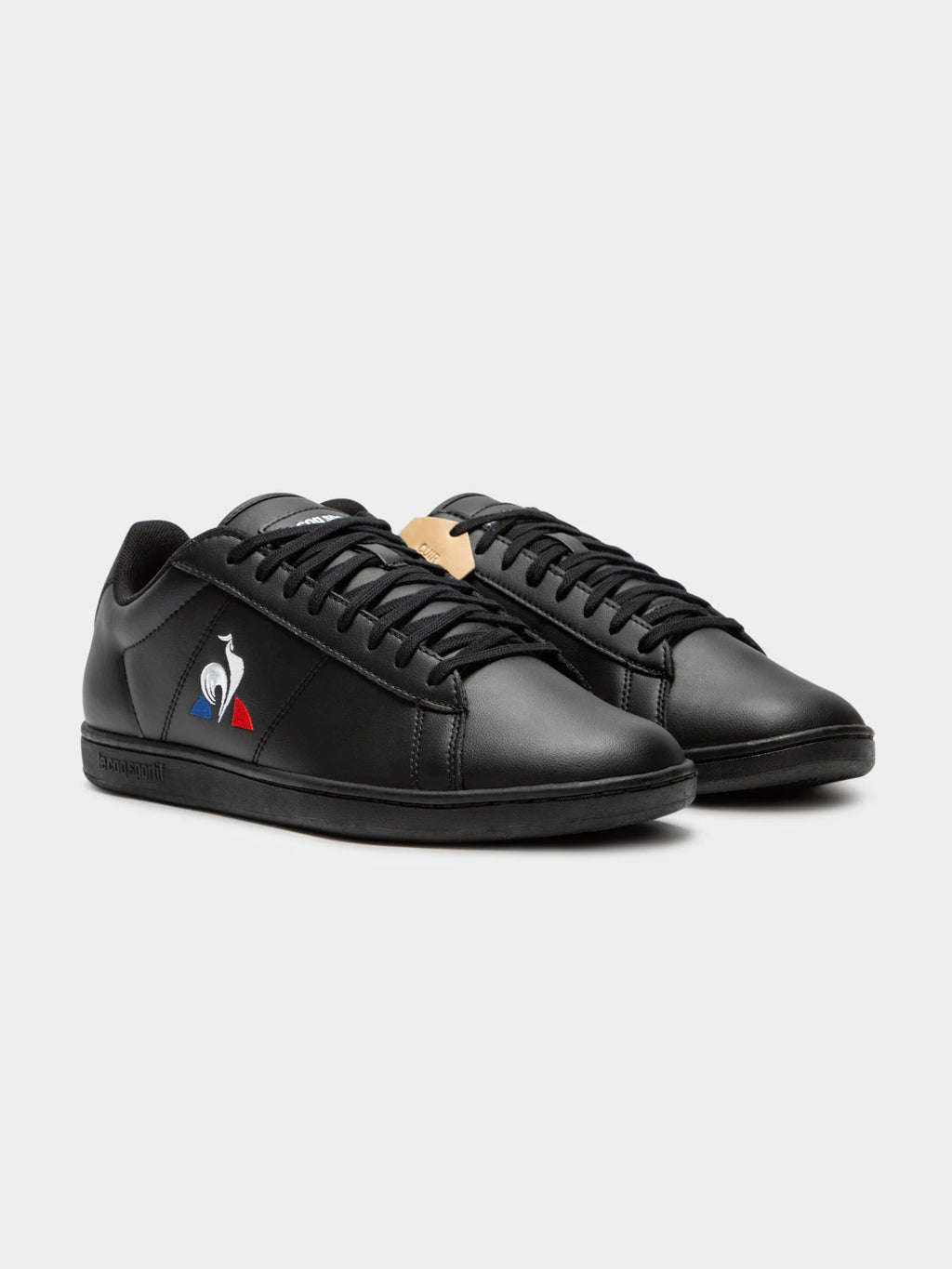 Le Coq Sportif Men's courtset shoes- triple black