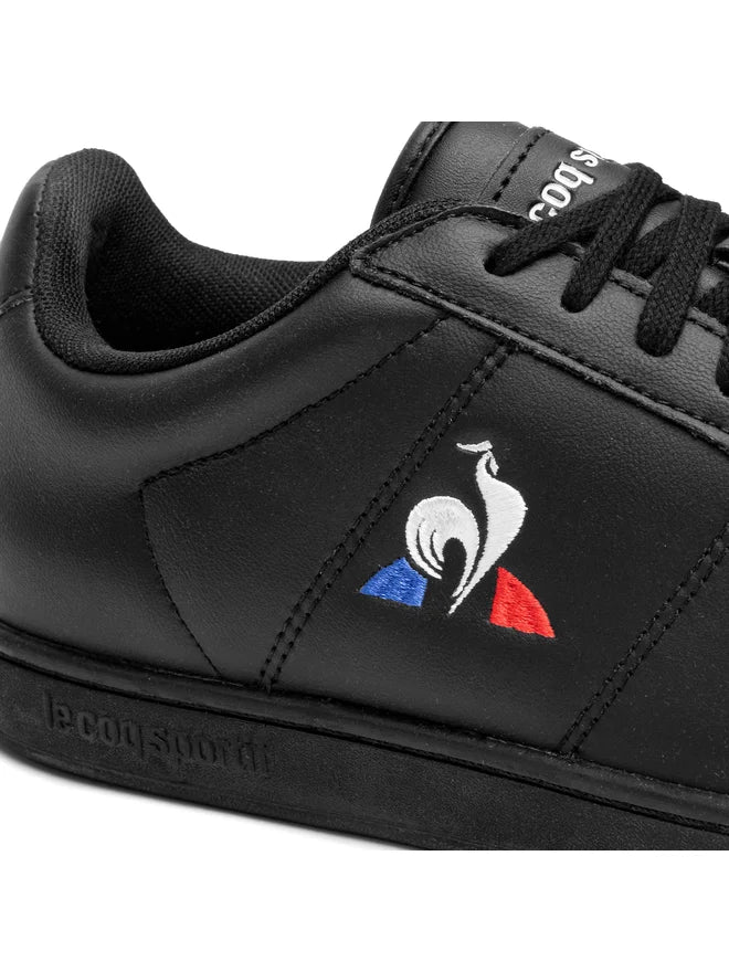 Le Coq Sportif Men's courtset shoes- triple black