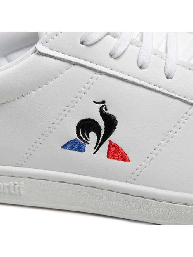Le Coq Sportif men's court shoes- optical white/dress blue